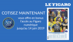 Cotisez maintenant à l'ADI, nous vous offrons Le Figaro !